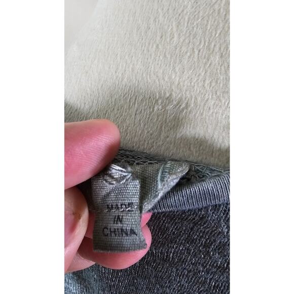 POL Gray Tie Dye Mixed Print Long Sleeve Tunic Top Size Small - Picture 4 of 4